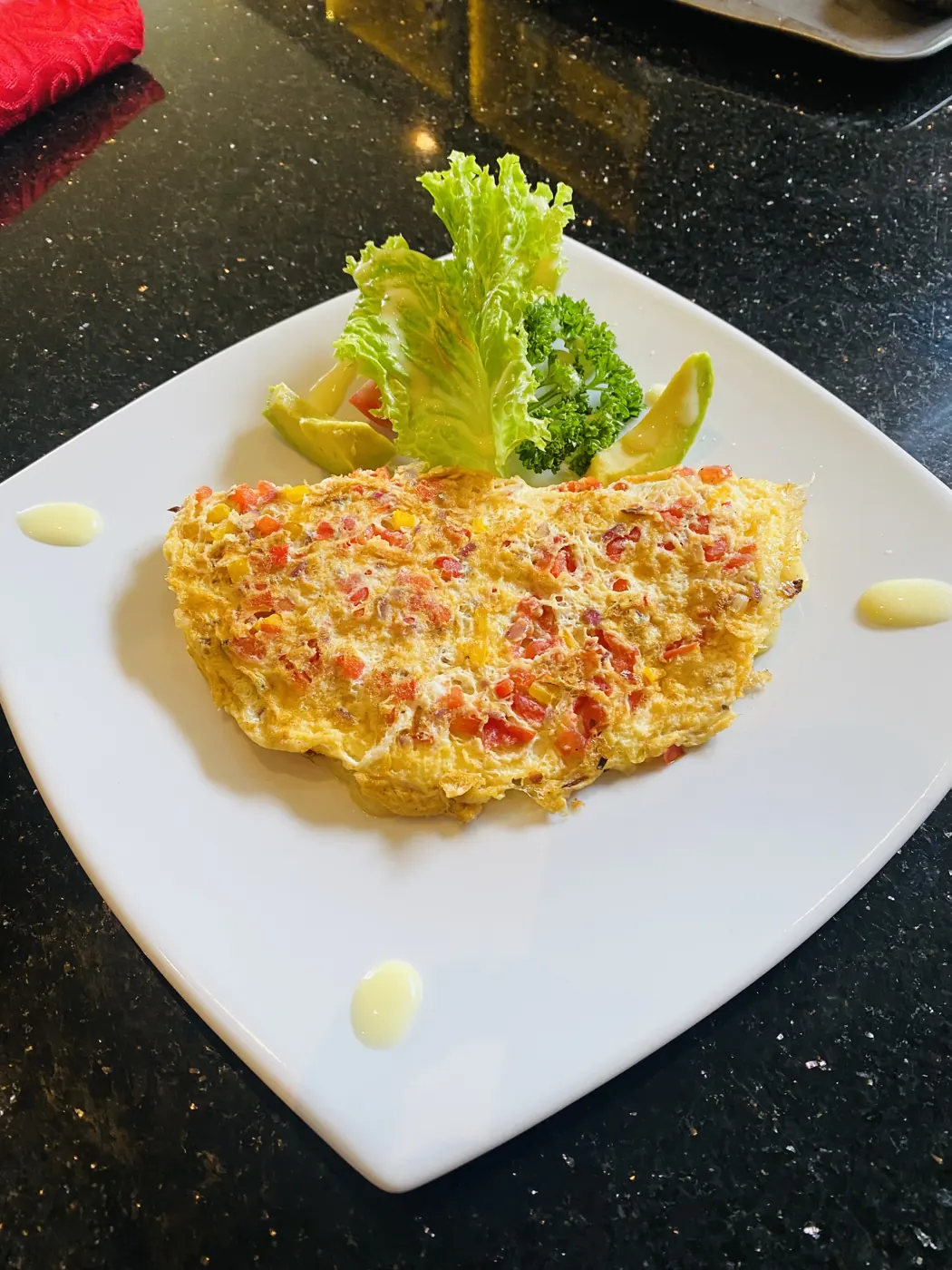 Garden omelette