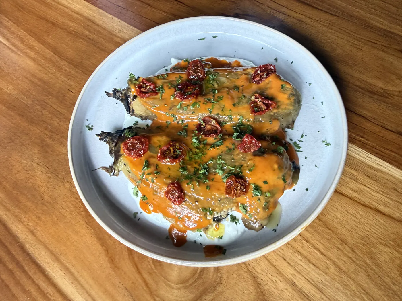 Roasted aubergine